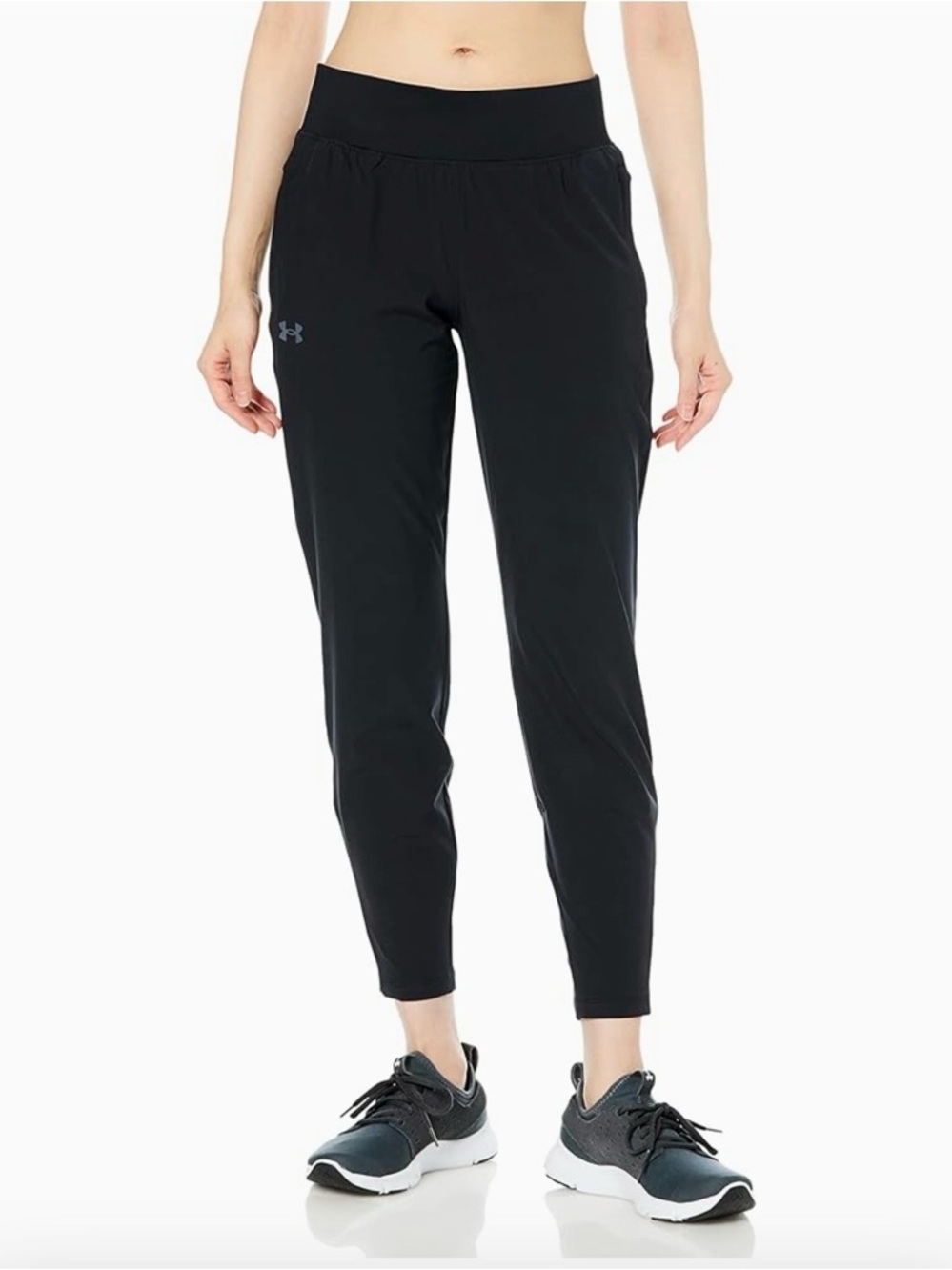 Under Armour HeatGear Storm Ankle Zip Black Fitted Training Pants Small - Picture 8 of 9